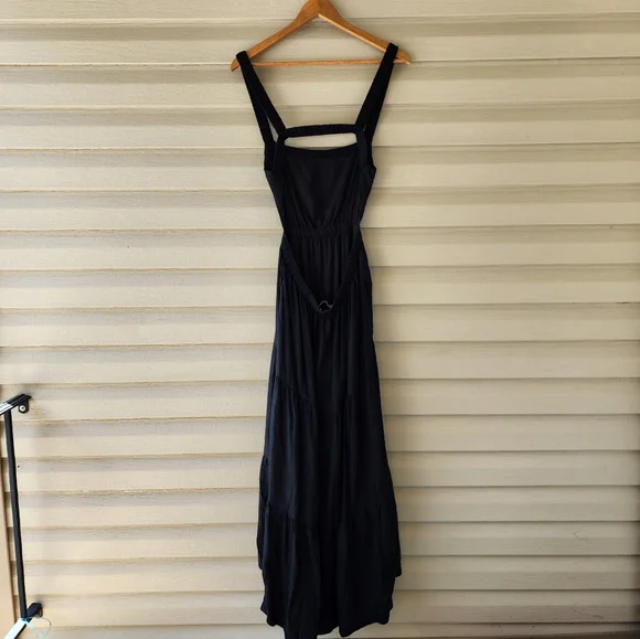 Abercrombie and Fitch black linen blend dress - Picture 6 of 13